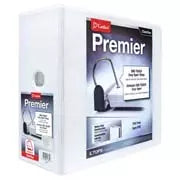 Carpeta panorámica premier Cardinal carta blanca de 5" herraje "D"