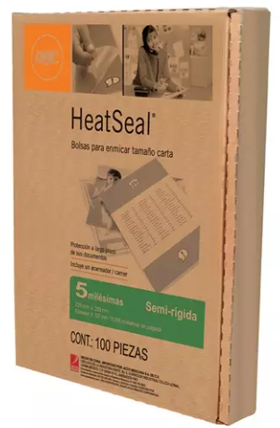 Mica térmica GBC tamaño carta semi-rígida forma semi-rígida