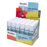 Lápiz adhesivo 21 g Barrilito color blanco