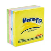 Notas Adhesivas Memo Tip pastel 3x3 pulg1 block con 400 hojas