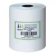 Rollo de papel térmico Pinos Altos 80 x 70 mm caja con 50 rollos a granel