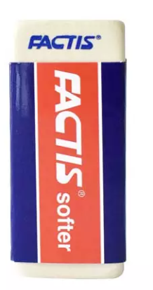 Goma de borrar Factis S20 con faja de cartón caja 20