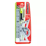 Juego de geometría irrompible Maped ico y flexible con 6 piezas