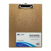 Tabla KYMA agarrapapel macocel tamaño carta 1 pieza. Medidad: largo: 22.5 cm y a