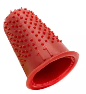 Dedal Hercules de hule no. 11. bolsa con10 piezas