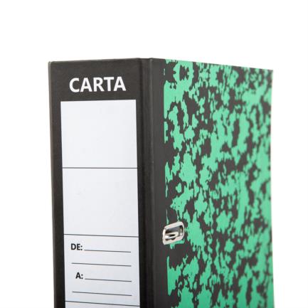 Registrador Nextep Carta Marmoleado Broche Metálico