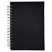 Agenda diaria Kyma Wire-O negro 1 pieza.