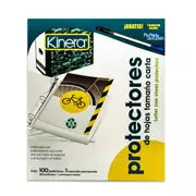 Protector de hojas traslucidos Kinera 360 tamaño carta caja con 100 pzas