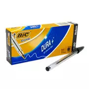 Boligrafo bic negro punto mediano 1.0 mm caja con 12 piezas