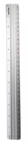 Regla de aluminio Dietrix de 30 cm 1 pieza