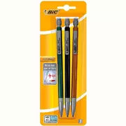 Portaminas bic, 0.5 mm. Colores metalicos,blizter3 pza