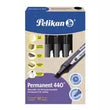 PELIKAN Marcador permanetne Pelikan 440 redondo negro caja con 10 piezas