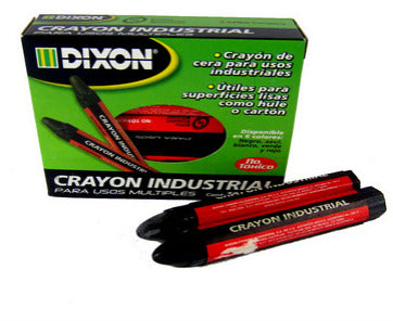 Crayon Industrial Dixon negro c/10