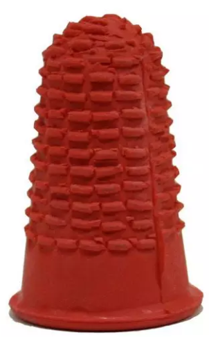 Dedal Hercules de hule no. 13. bolsa con10 piezas