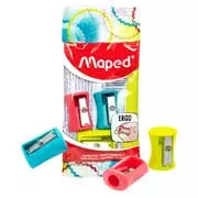 Sacapuntas vivo Maped 1 orificio 3 piezas colores surtidos