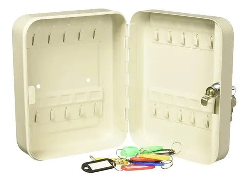 Caja para 20 llaves seguro con llave organizador con taquete